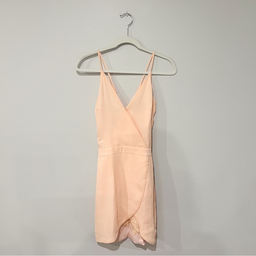 Lovers + Friends Papaya Pink Soulmate Mini Dress - Picture 3 of 9